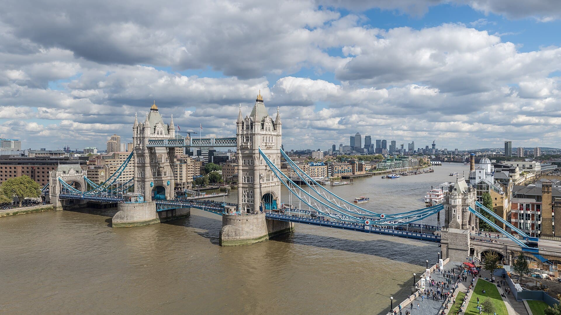 Tower Bridge over the River Thames in London